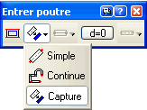 CYPECAD – Captures polygonales de poutres. Cliquez pour agrandir l'image