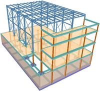 CYPECAD – structures 3D intégrées. Cliquez pour agrandir l'image